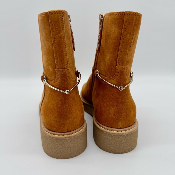 GUCCU Slim Horsebit Suede Ankle Boots EUR 37.5 US 7.5 - Picture 7 of 10